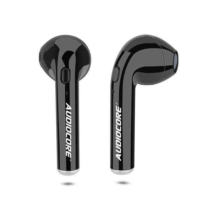 Audiocore AC520 Wireless Bluetooth 5.0 Twin-in-Earphone + Stație de andocare cu carcasă Power Bank neagră
