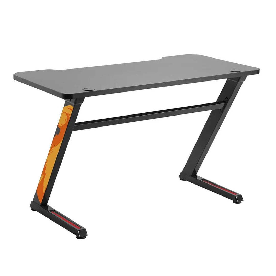 Crni NanoRS RS120 gaming stol, max. 50 kg, visina 750 mm