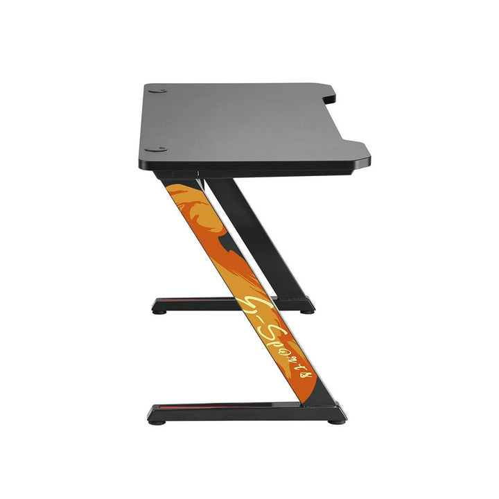 Crni NanoRS RS120 gaming stol, max. 50 kg, visina 750 mm