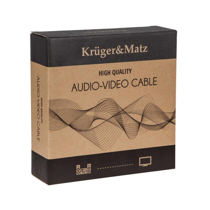 Kruger&amp;Matz 3,0 m kabel za zvučnike (banana priključci)