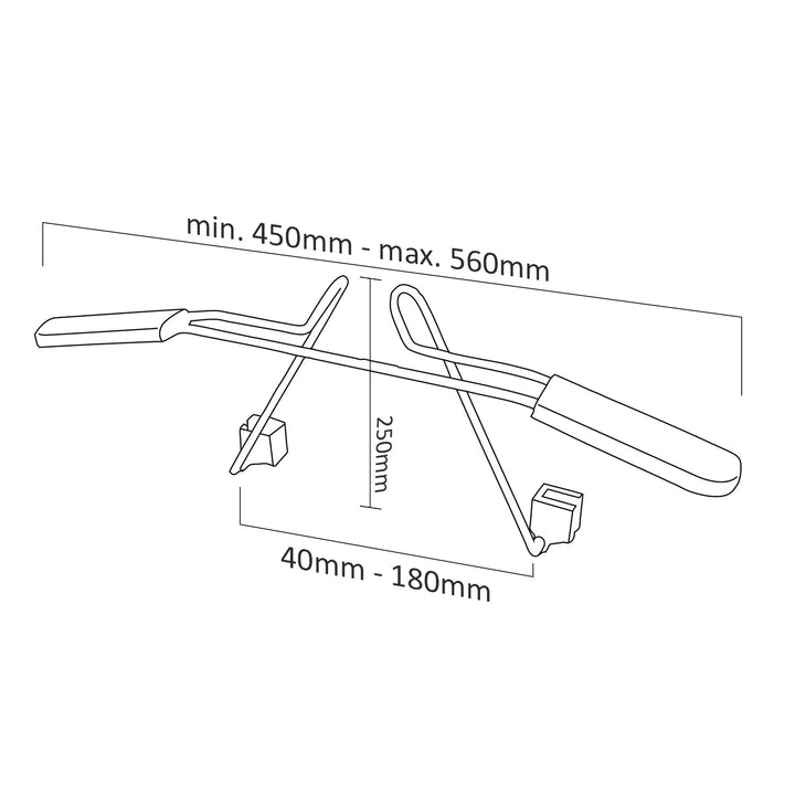 Maclean MC-870 univerzalni držač odjeće za automobil – montiran na naslon za glavu