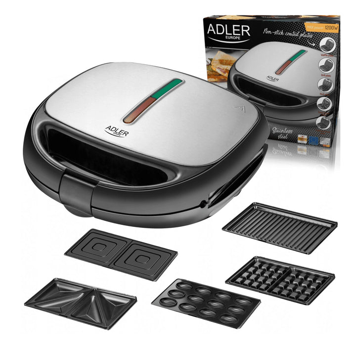 Adler AD 3040 višenamjenski toster, 1200 W, 5 funkcija