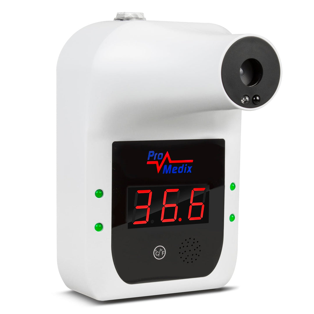 Promedix PR-685 nekontaktni infracrveni zidni termometar mjeri tjelesnu temperaturu (čelo, zapešće).