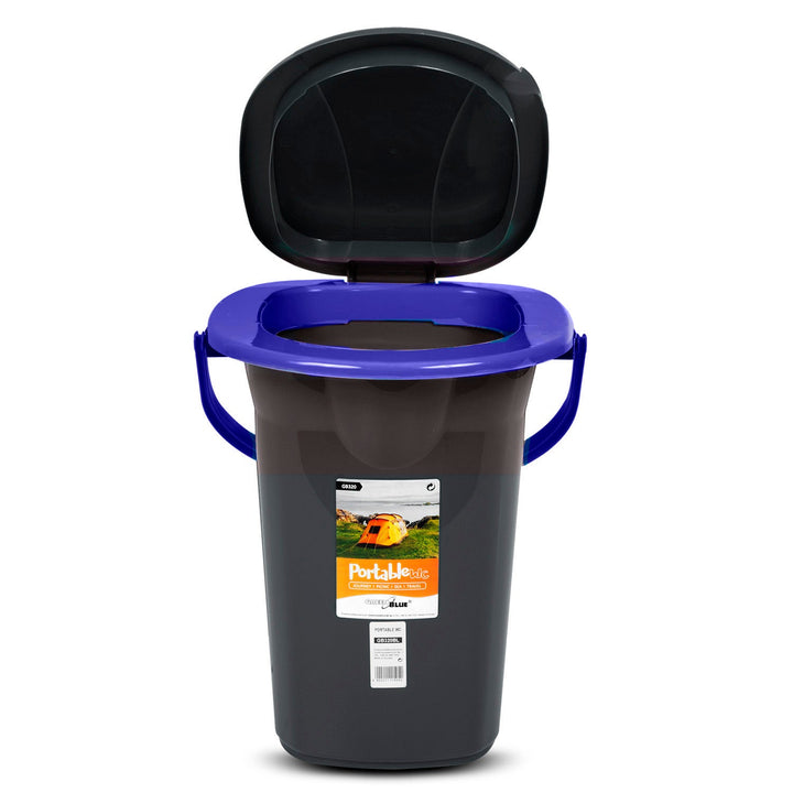 GreenBlue GB320BB crni i tamnoplavi prijenosni WC