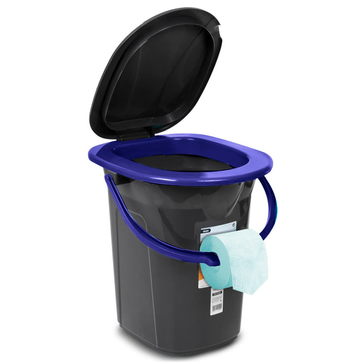 GreenBlue GB320BB crni i tamnoplavi prijenosni WC