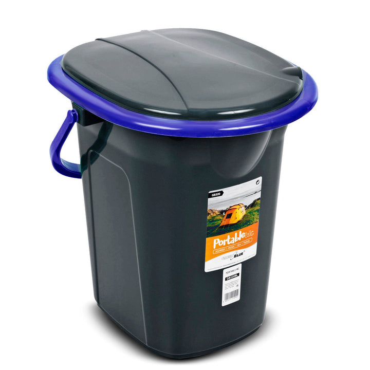 GreenBlue GB320BB crni i tamnoplavi prijenosni WC