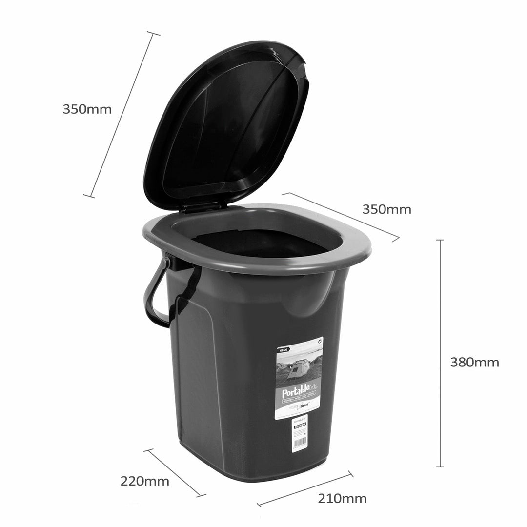 GreenBlue GB320BR tamnoplavi i ružičasti prijenosni WC