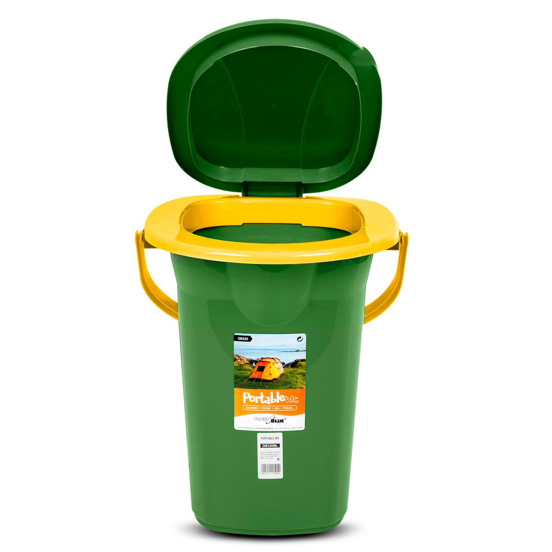 GreenBlue GB320GO prijenosni WC, tamnozeleni i narančasti