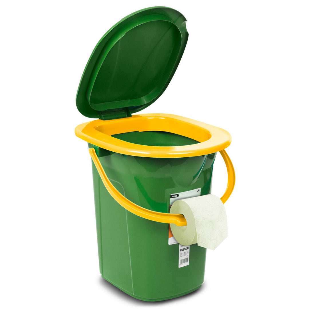 GreenBlue GB320GO prijenosni WC, tamnozeleni i narančasti