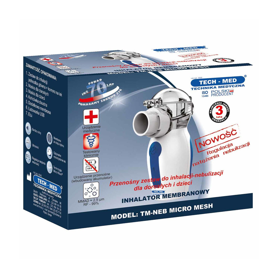 Tech-med TM-Neb mikro-mrežni mikro-valni inhalator s membranom