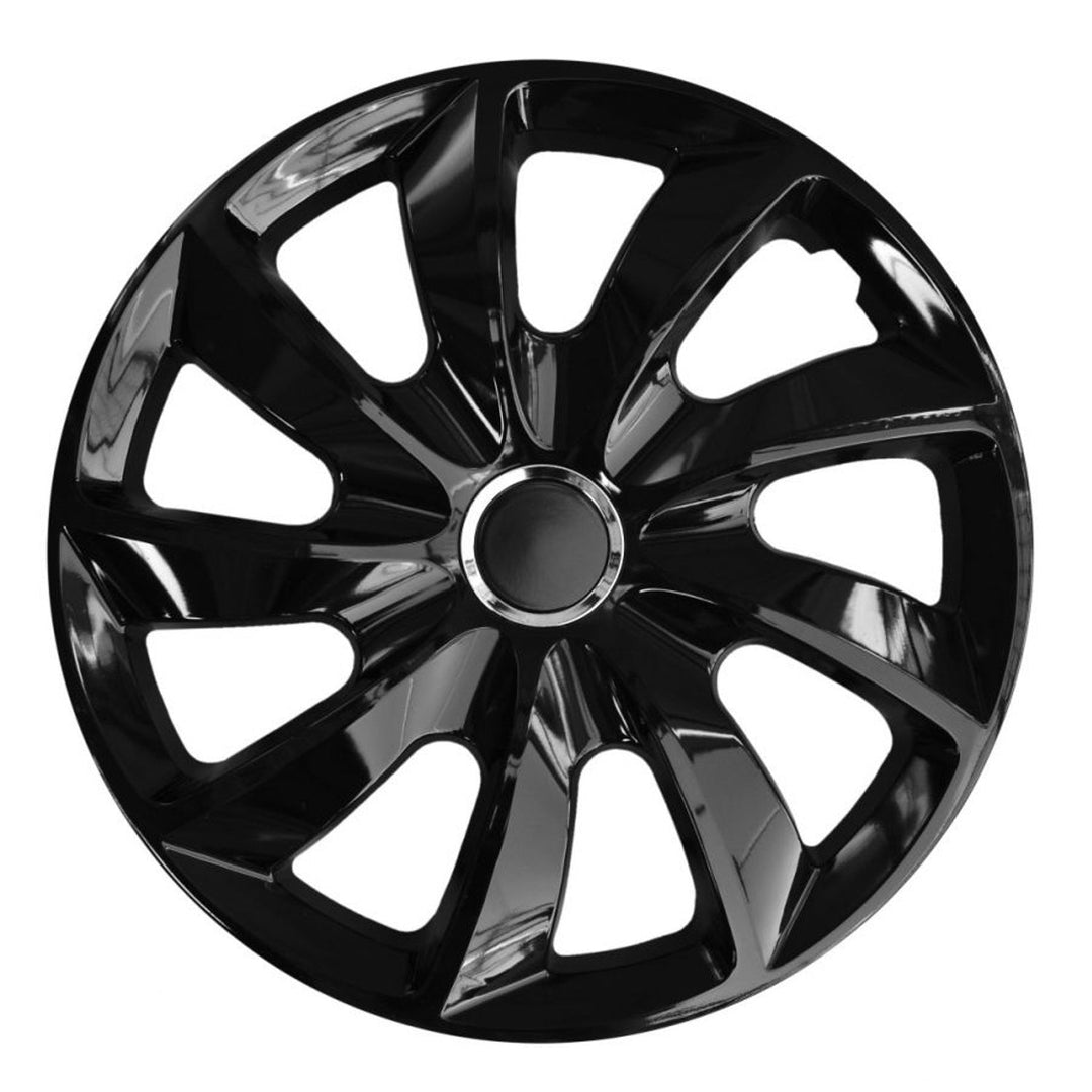 17" NRM STIG crno lakirane poklopce kotača, crni set