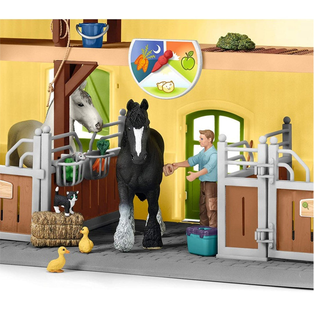 Schleich SLH42485 Schleich Lumea Fermei Lumea Fermei Lumea Fermei Grajd de cai Jucărie Jucărie Figurine Accesorii