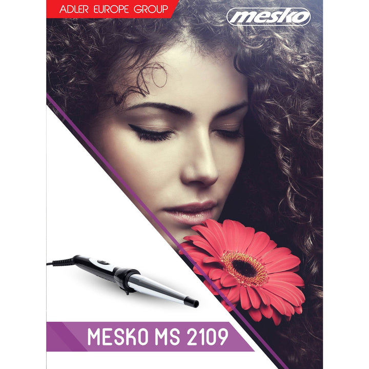 Mesko MS 2109 pegla za kovrčanje s konusnom vrškom, brzo zagrijavanje