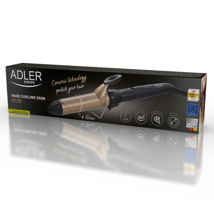 Adler AD 2112 energetski učinkovita uvijačica za kosu s keramičkim premazom