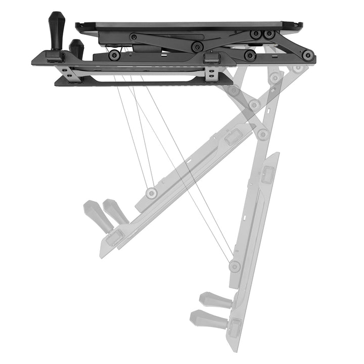 Električni stropni nosač za TV za kosih zidova, 32"-70", max. 35 kg, Maclean MC-880 daljinski upravljač, max. VESA 600x411