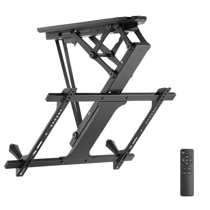 Električni stropni nosač za TV za kosih zidova, 32"-70", max. 35 kg, Maclean MC-880 daljinski upravljač, max. VESA 600x411