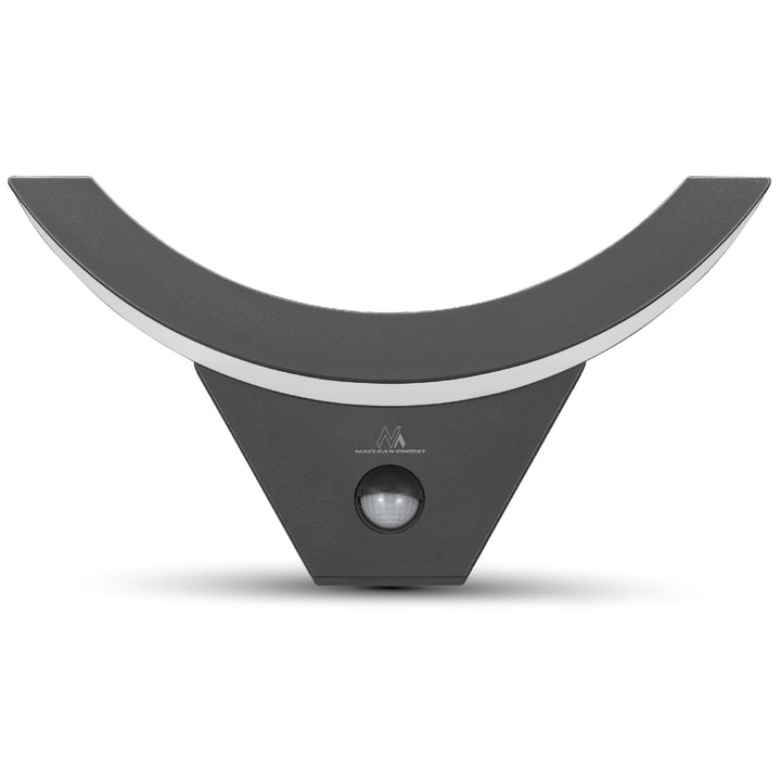 LED lampa s infracrvenim senzorom pokreta MCE290 GR 800 lm 10 W IP54 Maclean Energy, siva