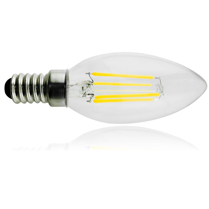 E14 LED žarulja s filamentom, 6 W 230 V Maclean Energy MCE286 WW topla bijela 3000 K 806 lm retro Edison dekorativna svijeća C37