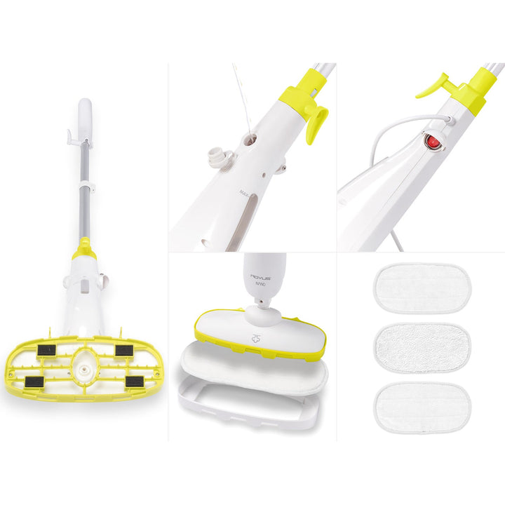 Mop cu abur Rovus Nano Floor Steamer - curățați fiecare colț și scăpați de bacteriile dăunătoare