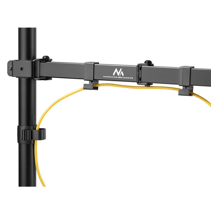 Maclean MC-883 stolni nosač za LCD monitore 17-32" 8 kg VESA 75x75 i 100x100 dvostruka ruka
