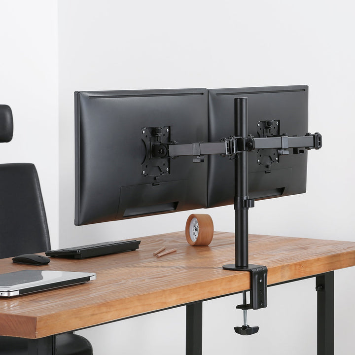 Maclean MC-884 stolni nosač za 2 LCD monitora, 17–32", 2 x 8 kg (maks. 16 kg), VESA 75×75 i 100×100