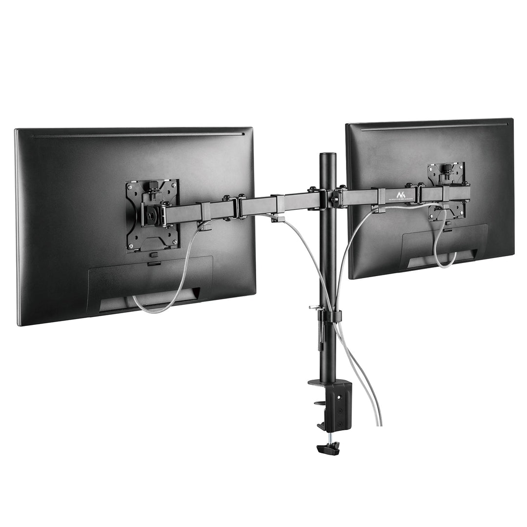 Maclean MC-884 stolni nosač za 2 LCD monitora, 17–32", 2 x 8 kg (maks. 16 kg), VESA 75×75 i 100×100