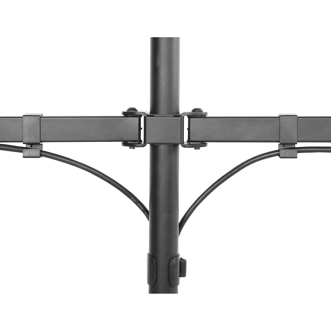 Maclean MC-884 stolni nosač za 2 LCD monitora, 17–32", 2 x 8 kg (maks. 16 kg), VESA 75×75 i 100×100