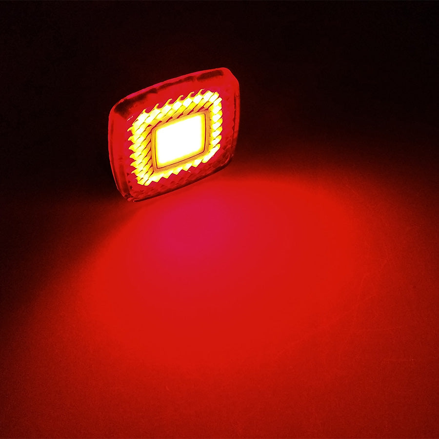 USB stražnje biciklističko svjetlo AUTO STOP senzor sumraka Maclean Energy MCE355 COB LED max. 125 lm baterija 450 mAh