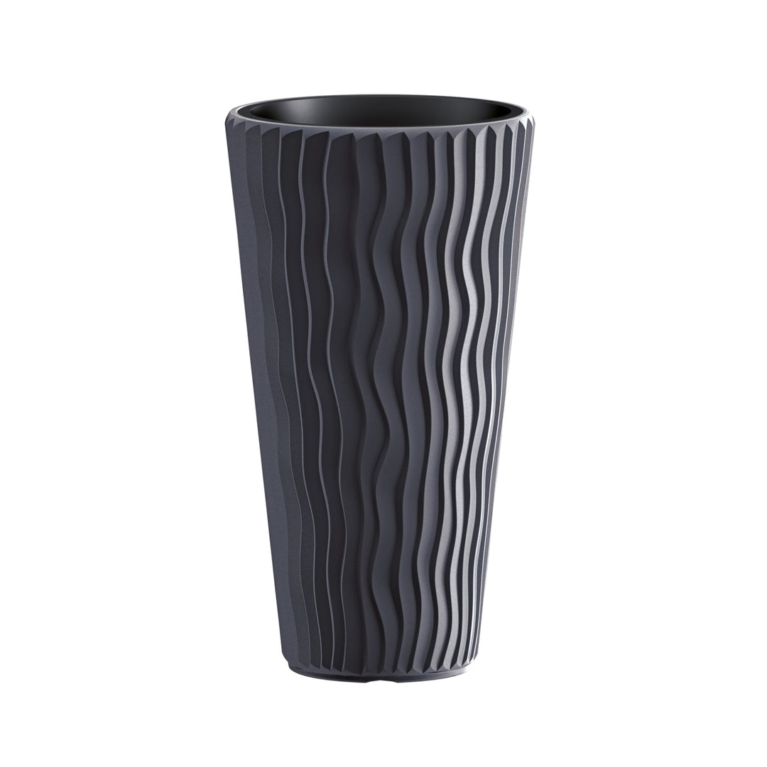 Prosperplast / ghiveci cu insert Sandy Slim / Anthracite