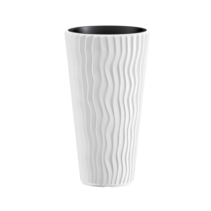 Vaza s Sandy Slim DPSP400-S449 umetkom – bijela
