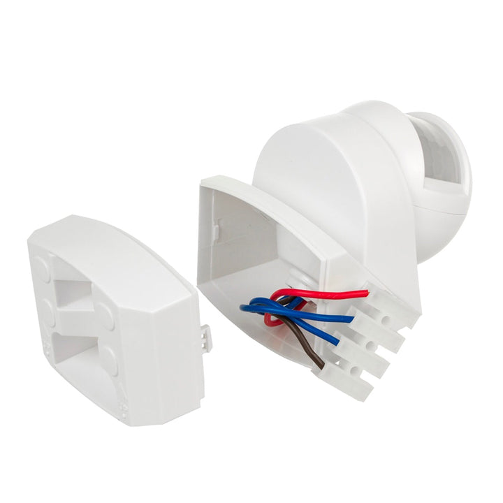 Zidni senzor pokreta za sumrak 180° + 360° 2000W Maclean Energy MCE295 bijeli