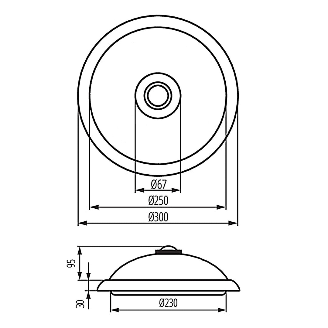 Stropna svjetiljka s PIR senzorom i zamjenjivim izvorom svjetlosti 2x max 40W s E27 grlom, 220-240V~ 50/60Hz MCE324