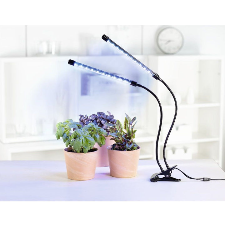 Lampă cu LED dublu alungită pentru iluminarea plantelor