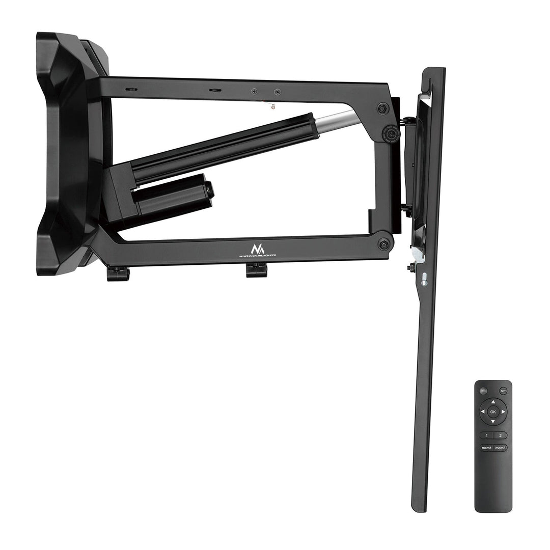 Maclean nosač, električni TV iznad kamina, Max VESA 600x400, daljinski upravljač, 37"-70", 35 kg, MC-891