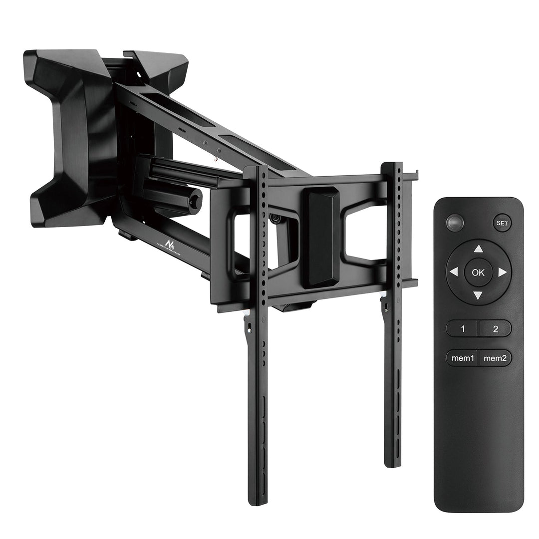Maclean nosač, električni TV iznad kamina, Max VESA 600x400, daljinski upravljač, 37"-70", 35 kg, MC-891