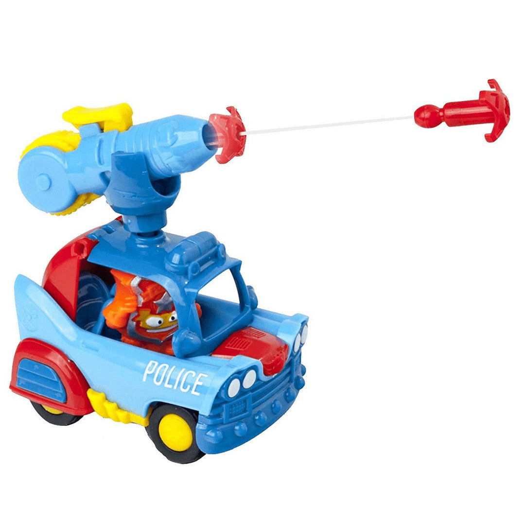 MagicBox PSZSB216IN40 SuperZings Misiune 4: Asalt la bancă Set 2 figurine Super-erou Răufăcător Vehicul