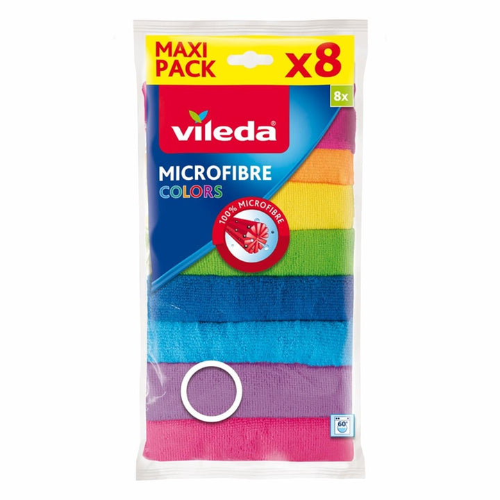 Set od 8 Vileda Microfibre Colours krpa