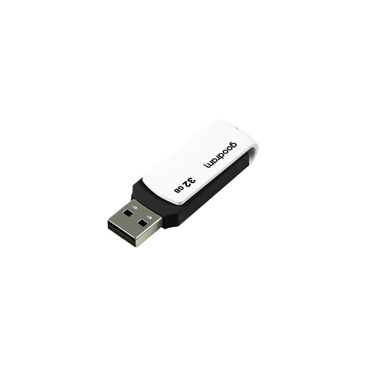 USB 2.0 Unitate flash USB 2.0 32GB alb-negru cu închidere rotativă Goodram