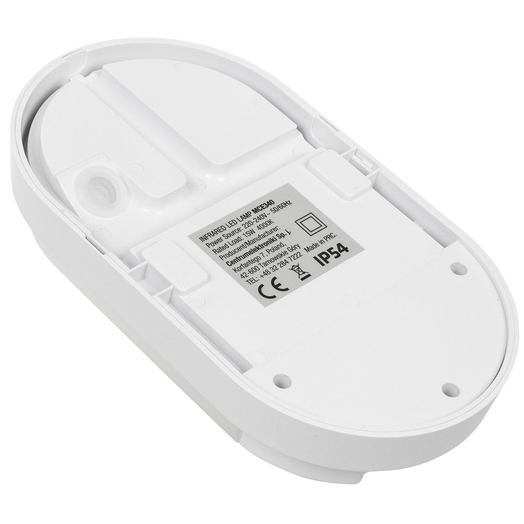 LED lampa s infracrvenim senzorom pokreta MCE340 W 1100 lm 15 W IP54 Maclean Energy, boja bijela, temperatura boje prirodno bijela (4000 K)