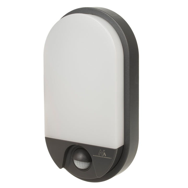 LED lampa s infracrvenim senzorom pokreta MCE340 GR 1100 lm 15 W IP54 Maclean Energy, siva boja, prirodna bijela temperatura boje (4000 K)