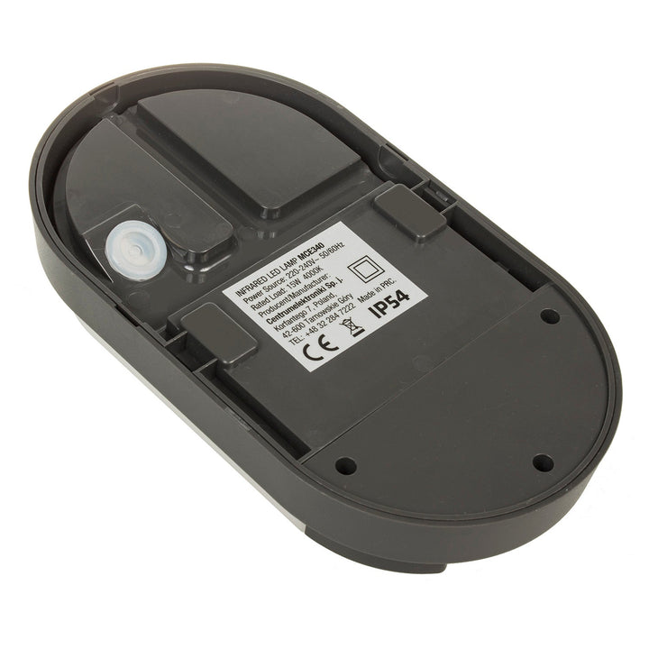 LED lampa s infracrvenim senzorom pokreta MCE340 GR 1100 lm 15 W IP54 Maclean Energy, siva boja, prirodna bijela temperatura boje (4000 K)