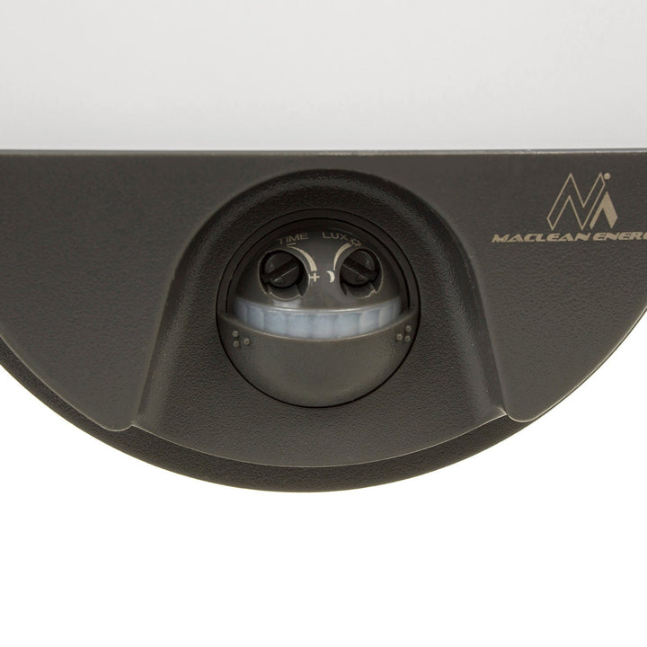 LED lampa s infracrvenim senzorom pokreta MCE340 GR 1100 lm 15 W IP54 Maclean Energy, siva boja, prirodna bijela temperatura boje (4000 K)