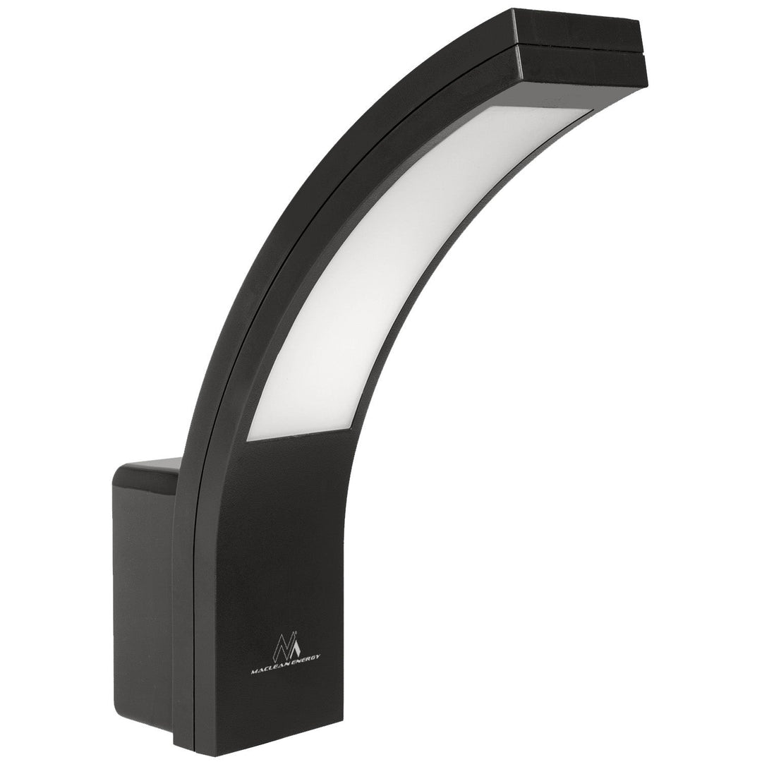 MCE343 B 800lm 10W IP54 Maclean Energy LED fasadna lampa, crna, prirodno bijela boja (4000K)