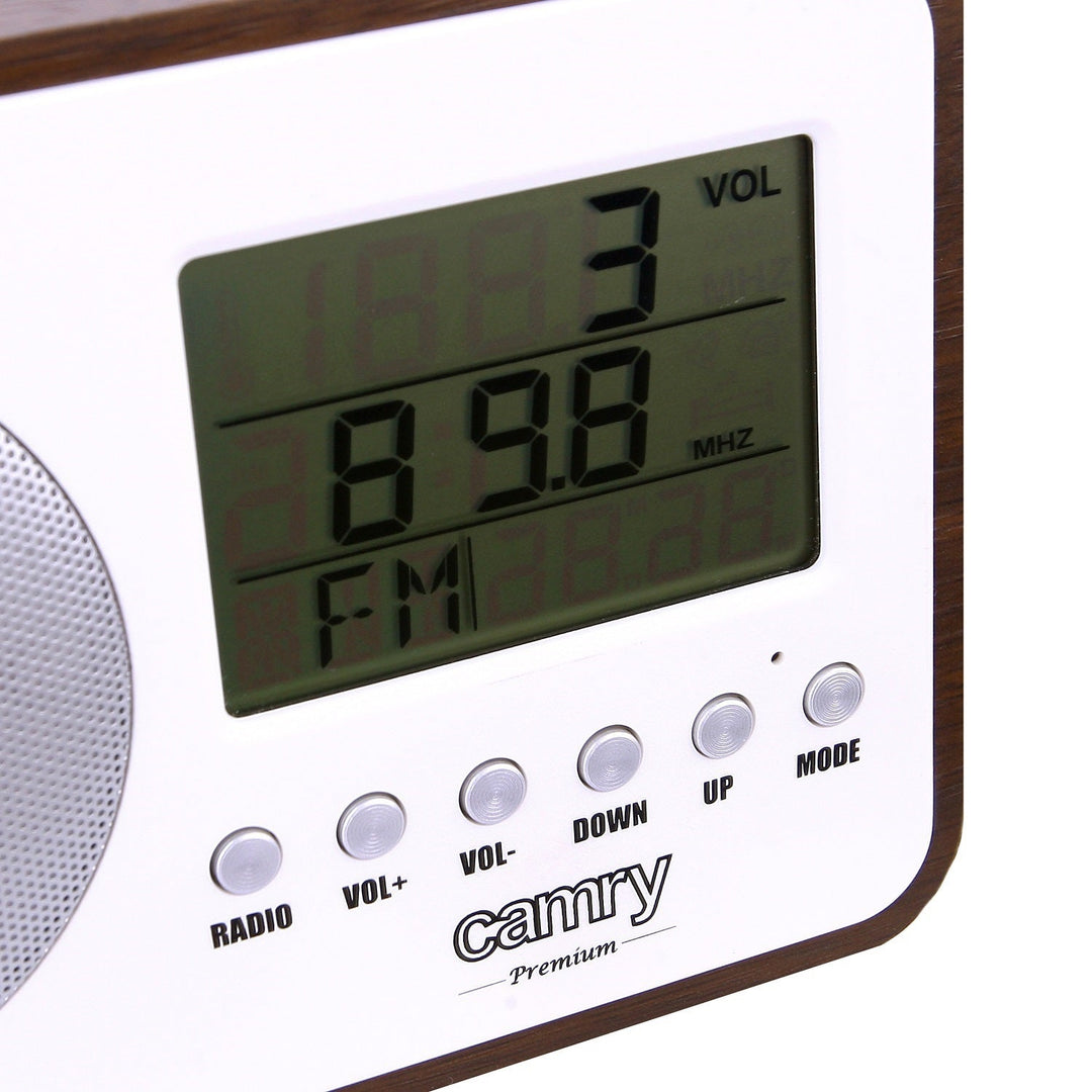 Camry digitalni radio, retro, LCD zaslon, alarmno zvono, CR 1153