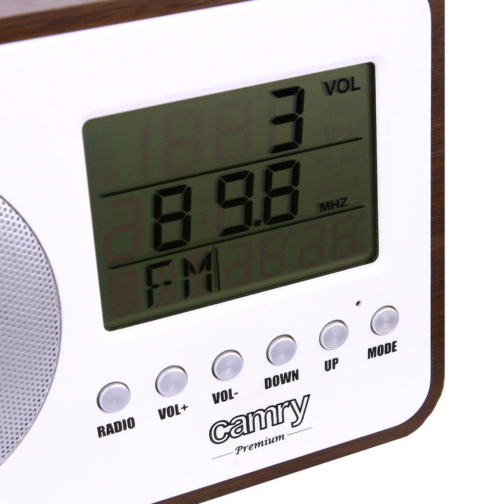 Camry digitalni radio, retro, LCD zaslon, alarmno zvono, CR 1153
