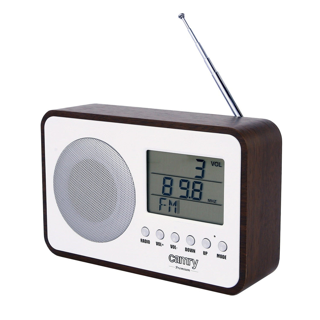 Camry digitalni radio, retro, LCD zaslon, alarmno zvono, CR 1153