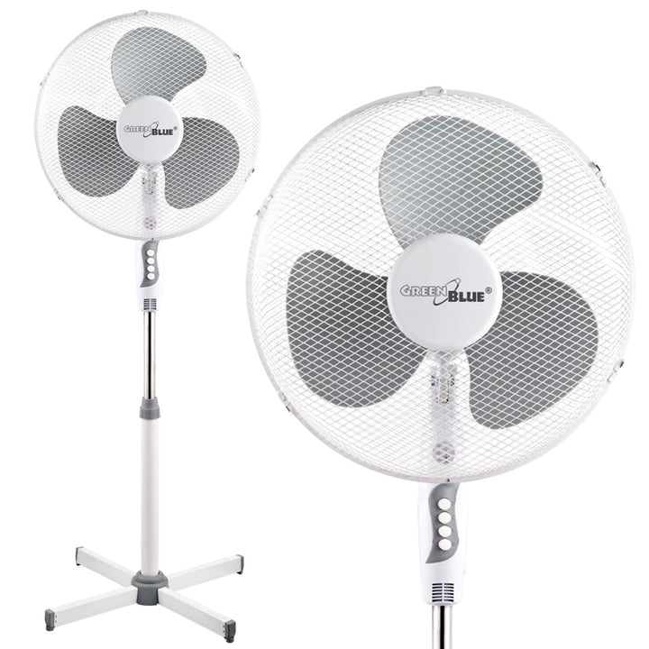 GreenBlue stoni ventilator, 40 W, s 3 postavke protoka zraka, visina 1,20 m, kabel 1,5 m, GB560