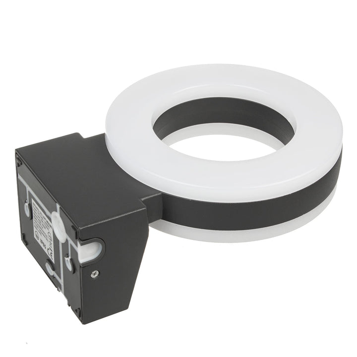 Maclean Energy MCE365 zidna LED lampa s PIR senzorom - PC+ALU, 20W (1700 lm), neutralno bijela 4000 K, IP65, siva