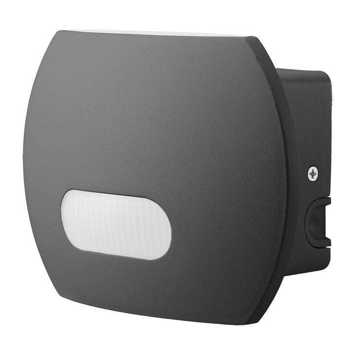 Maclean Energy MCE366 zidna LED lampa s PIR senzorom - PC+ALU, 20W (1600 lm), neutralno bijela 4000 K, IP65, siva