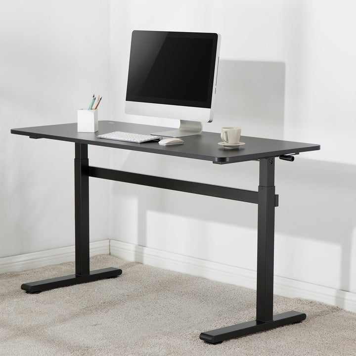 Ergo Office ručno podesivi stol, max. 40 kg, max. visina 117 cm, s radnom plohom za sjedenje i stajanje, ER-401 B